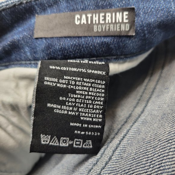 Kut From The Kloth Women's Size 4 Jeans Catherine Boyfriend Cuffed - Picture 9 of 9